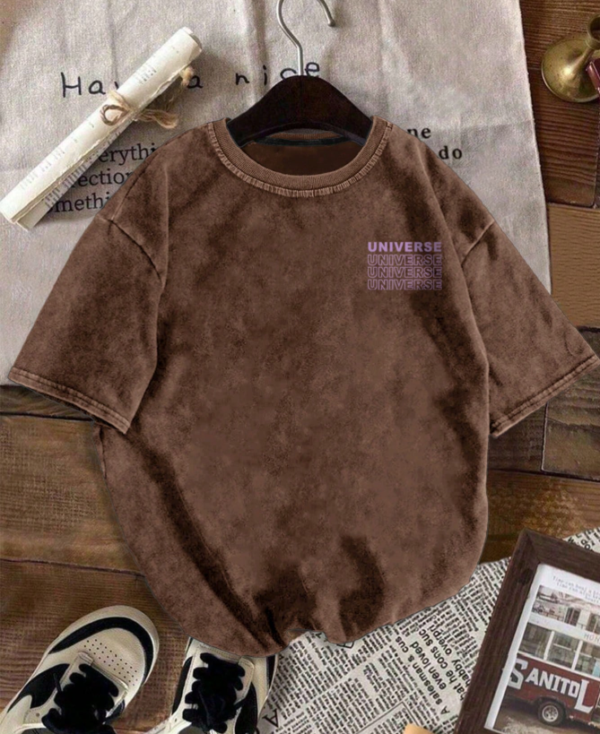 Camisa de manga corta lavada