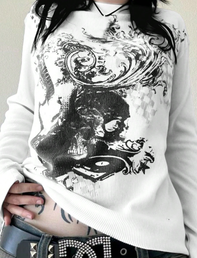 Camiseta de manga larga